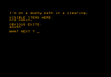 Adventure 1 - Cavern of Riches game screenshot for Commodore PET