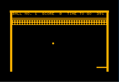 Breakthru game screenshot for Commodore PET