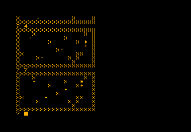 Chase game screenshot for Commodore PET