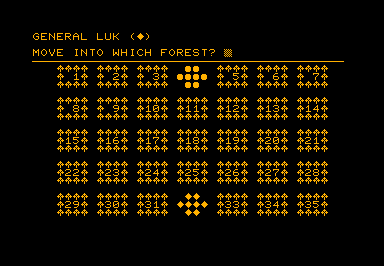 Ambush! game screenshot for Commodore PET