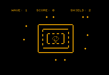 Attack! game screenshot for Commodore PET