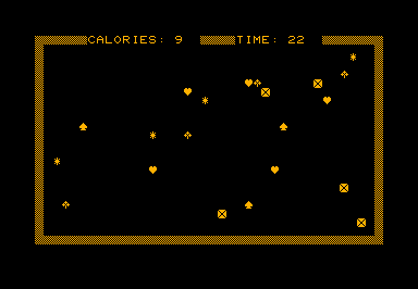 Bat! game screenshot for Commodore PET