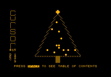 [MAG] - CURSOR 15 game screenshot for Commodore PET
