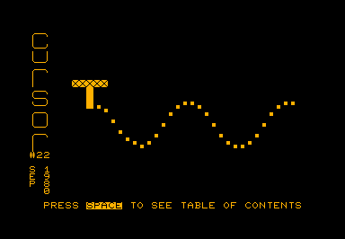 [MAG] - CURSOR 22 game screenshot for Commodore PET