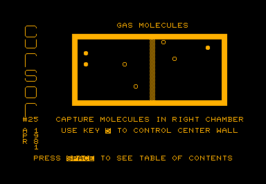 [MAG] - CURSOR 25 game screenshot for Commodore PET