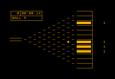 Gauss! game screenshot for Commodore PET