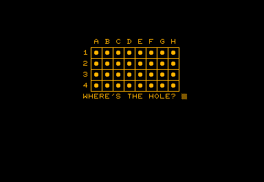 Leap game screenshot for Commodore PET