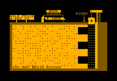 Miner! game screenshot for Commodore PET