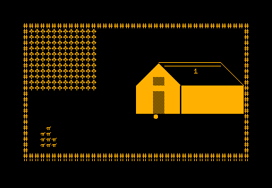 Sheep game screenshot for Commodore PET