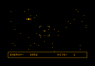 Space! game screenshot for Commodore PET