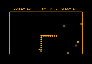 Zap game screenshot for Commodore PET