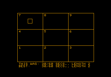 Quix! game screenshot for Commodore PET