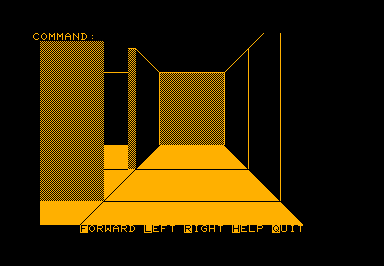 Labyrinth (C) game screenshot for Commodore PET