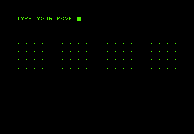 3D O's & X's game screenshot for Commodore PET