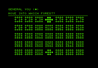 Ambush! game screenshot for Commodore PET