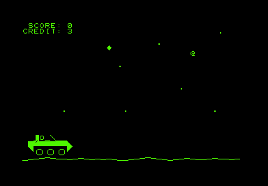 Snake game screenshot for Commodore PET