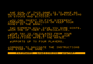 Oslobors game screenshot for Commodore PET