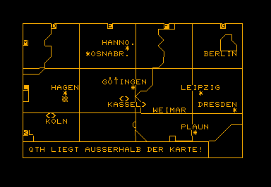 [Utility] QTH-Kenner-Berechnung game screenshot for Commodore PET