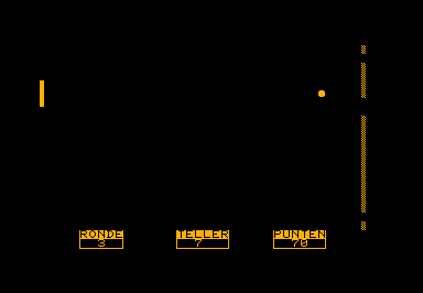 Schiettent game screenshot for Commodore PET