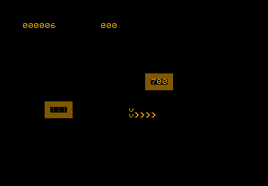 Schlange game screenshot for Commodore PET