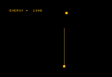 Shooter game screenshot for Commodore PET