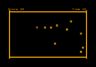 Sweeper game screenshot for Commodore PET