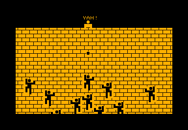 Siege (80 column) game screenshot for Commodore PET