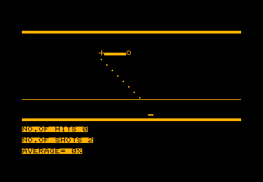 Torpedeo game screenshot for Commodore PET