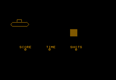 U-Boot game screenshot for Commodore PET