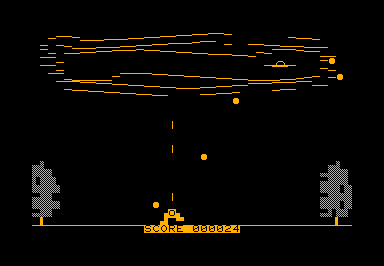 Vortex game screenshot for Commodore PET