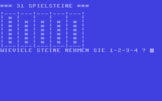 31 Spielsteine