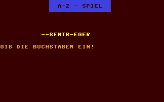 A-Z - Spiel