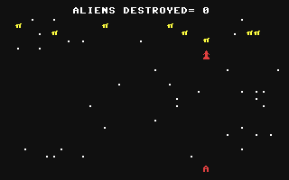 Alien Invaders - Commodore 64 game