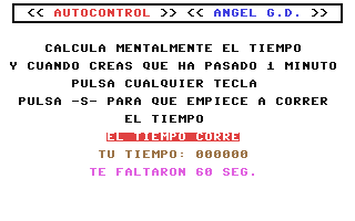 Autocontrol - Commodore 64 game