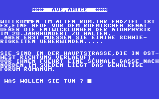 Alte Rom, Das - Commodore 64 game