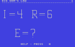 Big Ohms Law