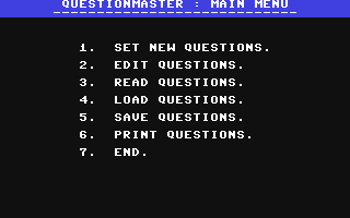 Blockbusters - Questionmaster