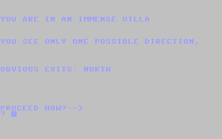 Blue-Eyed Thief - Commodore 64 game