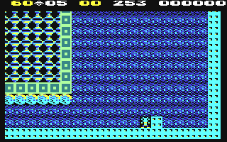 Boulder De Luxe Caves 1 - Commodore 64 game