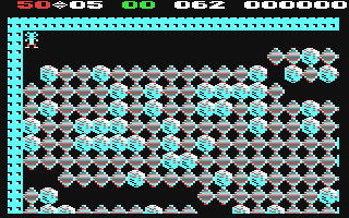 Boulder De Luxe Caves 3 - Commodore 64 game