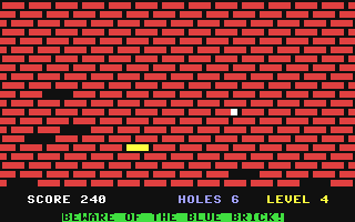 Brick the Wall - Commodore 64 game