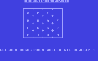 Buchstaben-Puzzle