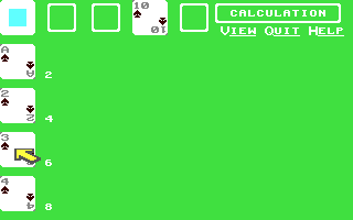 Calculation - Commodore 64 game