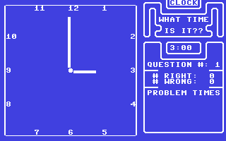 Clock - Commodore 64 game