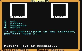 CompuQuiz - General Interest