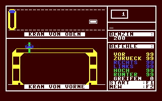 Computer-Kran! - Commodore 64 game