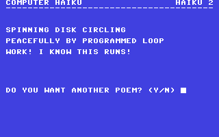 Computer Haiku