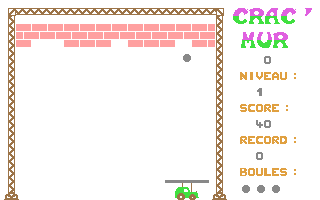 Crac' mur - Commodore 64 game