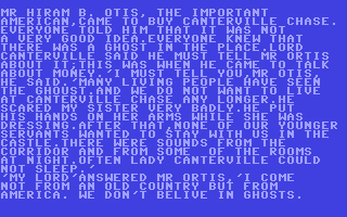 Canterville Ghost, The - Der Geist von Canterville - Commodore 64 game