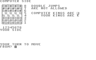 Dame - Commodore 64 game